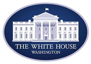 The US White House logo